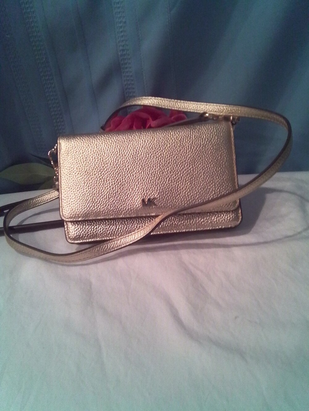 New Michael Kors Mott Phone Crossbody Handbag